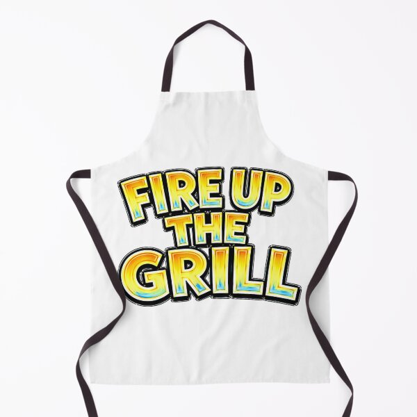 Item preview, Fire Up The Grill – Hand Drawn Childlike Typography designed and sold by Mac Sketches.
