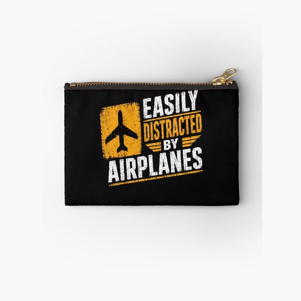 Item preview, Easily Distracted By Airplanes Aviation Pilot Enthusiast designed and sold by SkeletonsDanger.