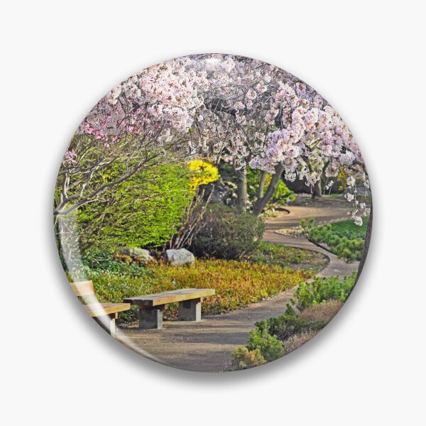 Item preview, Blossoming tree in Setagaya Park in Vienna at springtime designed and sold by goceris.