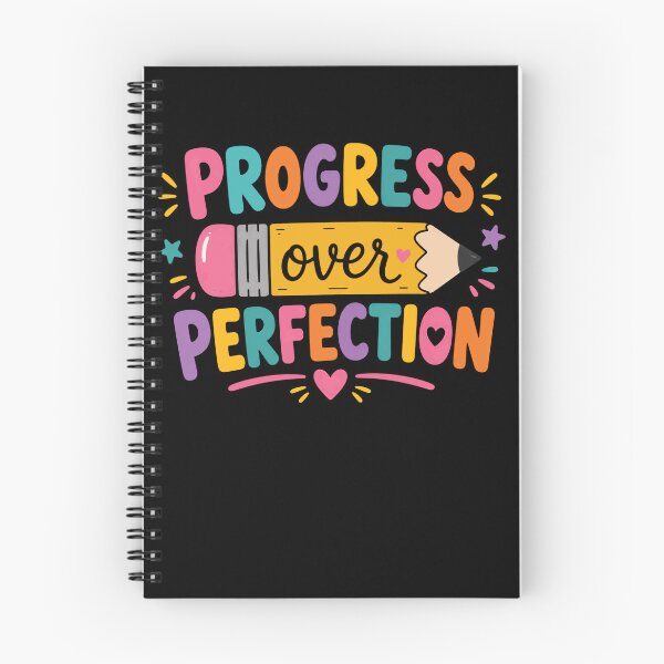 Item preview, Progress Over Perfection Growth Mindset Motivation Student Teacher Learner designed and sold by SkeletonsDanger.