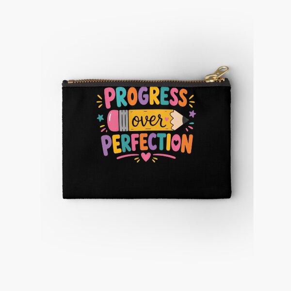 Item preview, Progress Over Perfection Growth Mindset Motivation Student Teacher Learner designed and sold by SkeletonsDanger.