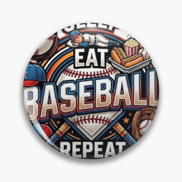 Item preview, Sleep Eat Baseball Repeat Funny Sports Quote designed and sold by LabProShop.