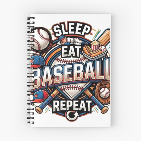 Item preview, Sleep Eat Baseball Repeat Funny Sports Quote designed and sold by LabProShop.