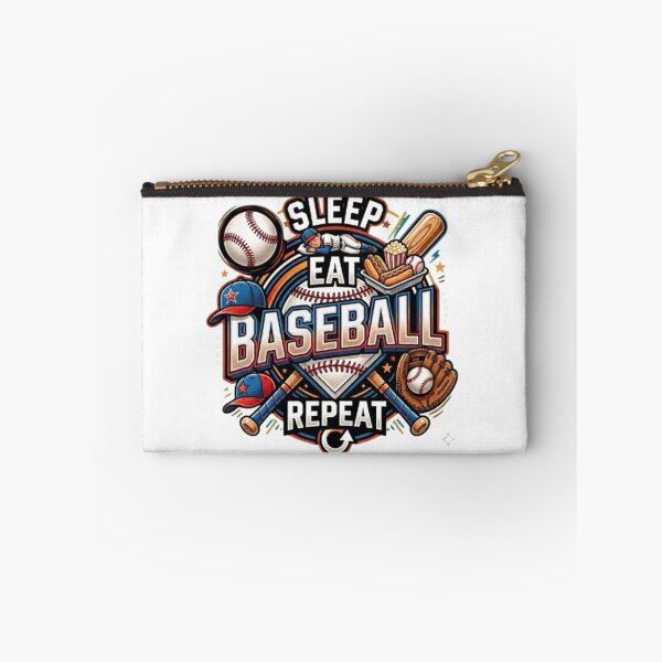 Item preview, Sleep Eat Baseball Repeat Funny Sports Quote designed and sold by LabProShop.