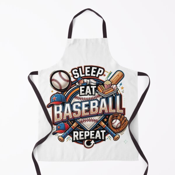 Item preview, Sleep Eat Baseball Repeat Funny Sports Quote designed and sold by LabProShop.