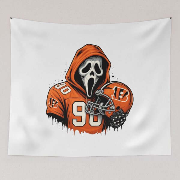 Item preview, Screaming MaskCincinnati Bengals 90 Orange Sports designed and sold by PuppyAesthetics.