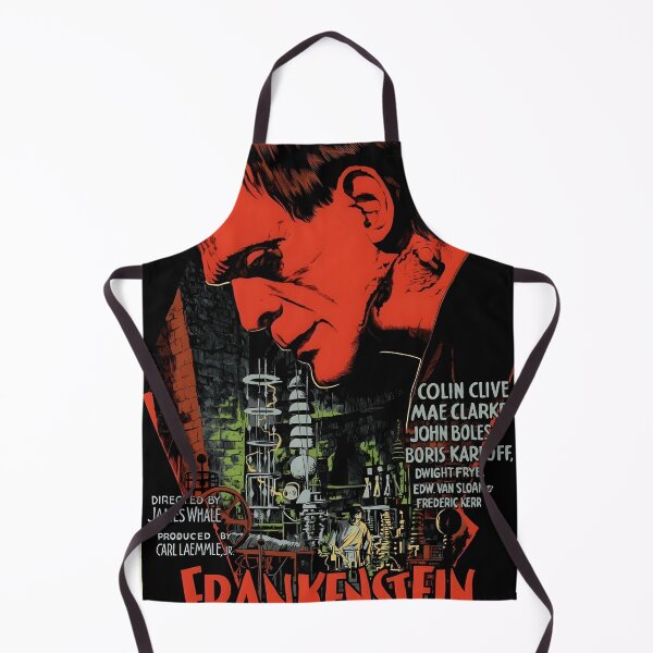 Artikelvorschau, Frankenstein Original Custom Vintage Filmplakat entworfen und verkauft von Cool Robot Bro..