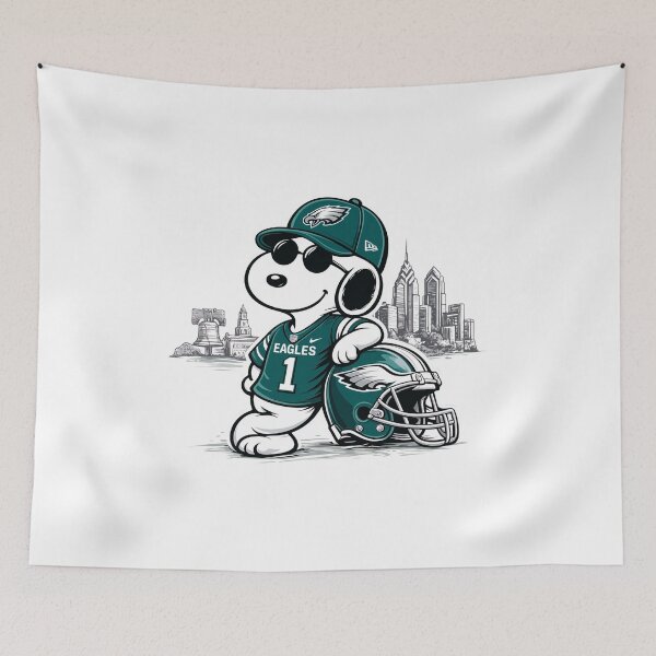 Item preview, Snoopy Eagles Football designed and sold by PuppyAesthetics.