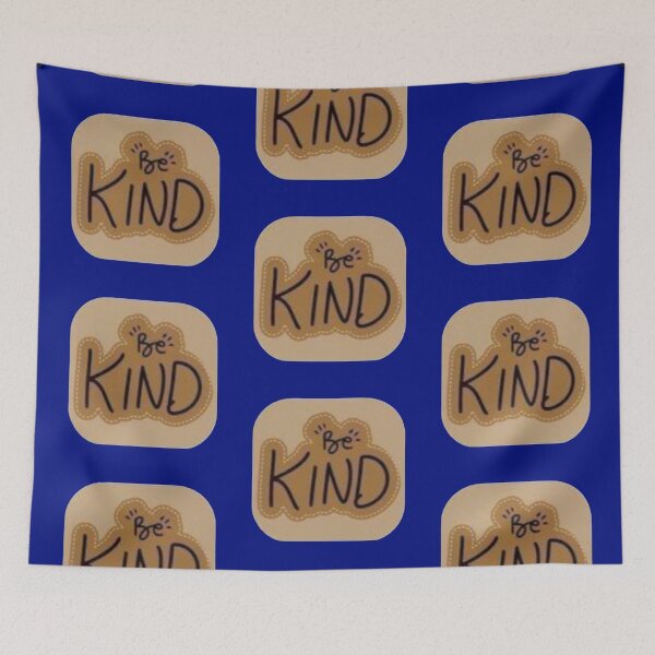 Item preview, Be Kind Stitched Patch - Cozy Warm Aesthetic Sticker designed and sold by Scro-Ciob-Shop.