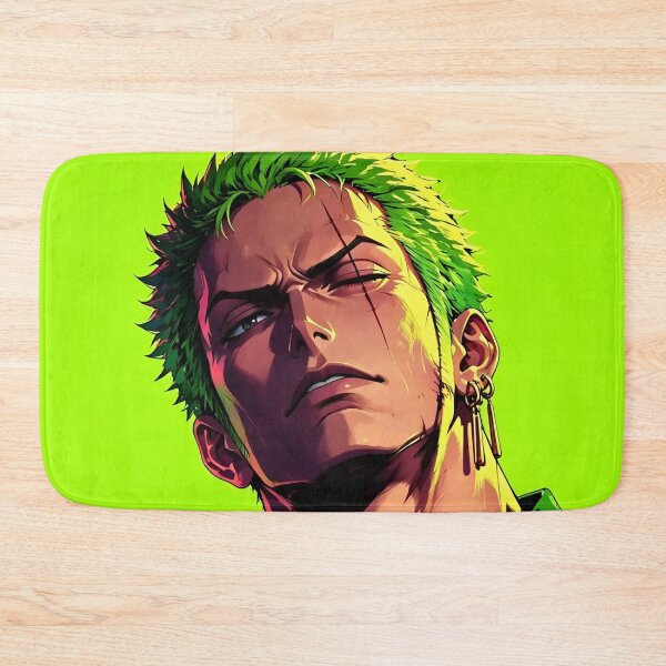 Item preview, Roronoa Zoro | Green-Haired Swordsman | Anime Samurai Warrior | Neon Manga Style Digital Art designed and sold by Dyan4.