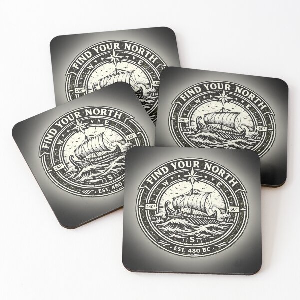 Item preview, Find Your North | Ancient Greek Trireme Compass | Vintage Nautical Design designed and sold by MythicPattern.