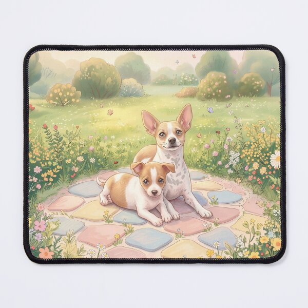 Item preview, Cute and cuddly Chihuahua puppies in a garden designed and sold by Valery´s art.