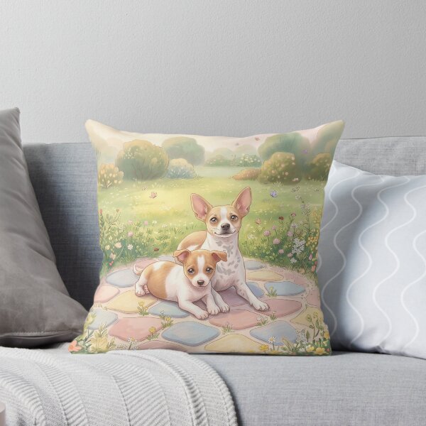 Item preview, Cute and cuddly Chihuahua puppies in a garden designed and sold by Valery´s art.