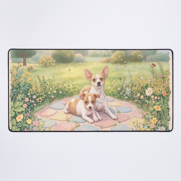Item preview, Cute and cuddly Chihuahua puppies in a garden designed and sold by Valery´s art.