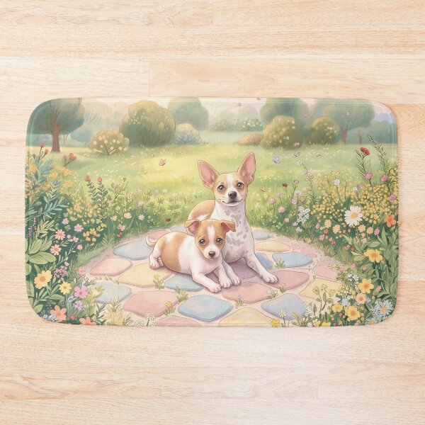 Item preview, Cute and cuddly Chihuahua puppies in a garden designed and sold by Valery´s art.