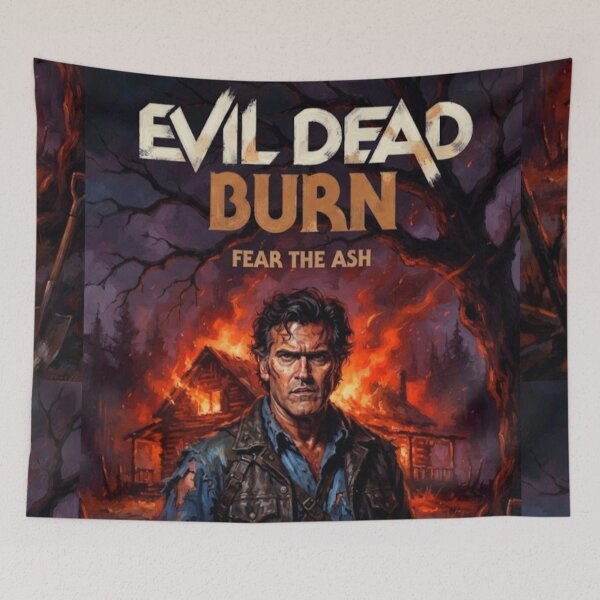 Item preview, Evil Dead Burn Fine Art Tribute designed and sold by Art's Diner.