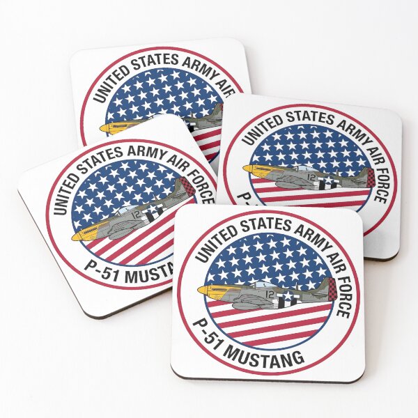 Item preview, United States Army Air Force P-51 Mustang Emblem Patch designed and sold by CharlieDesings.