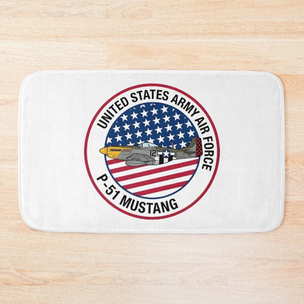 Item preview, United States Army Air Force P-51 Mustang Emblem Patch designed and sold by CharlieDesings.
