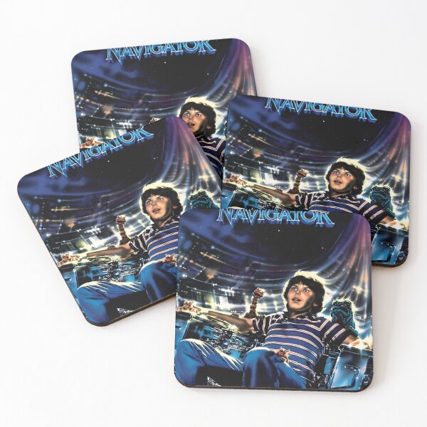 Item preview, Flight Of The Navigator Original Custom Vintage Movie Poster Art designed and sold by Cool Robot Bro..