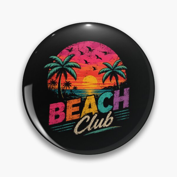 Item preview, Beach Club Tropical Sunset Beach Lover designed and sold by SkeletonsDanger.