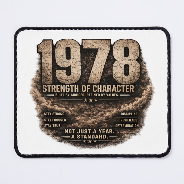 Item preview, 1978 Strength of Character Vintage Birthday Design designed and sold by JMDG Studio.
