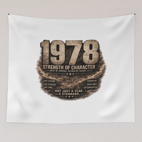 Item preview, 1978 Strength of Character Vintage Birthday Design designed and sold by JMDG Studio.