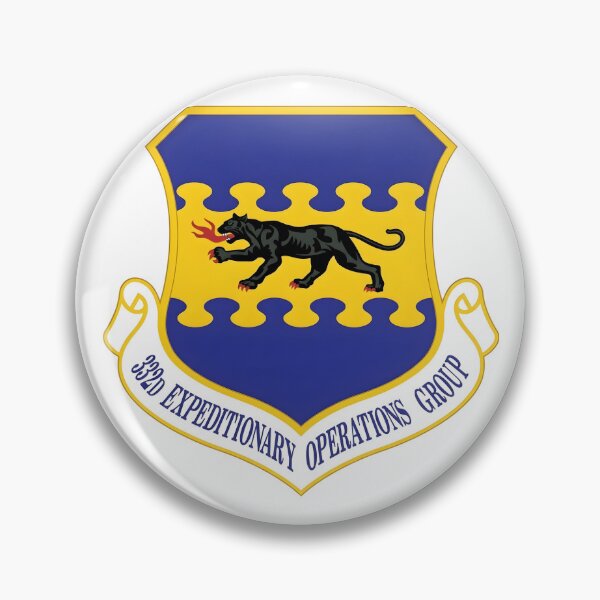 Item preview, 332d Expeditionary Operations Group Emblem Patch designed and sold by CharlieDesings.