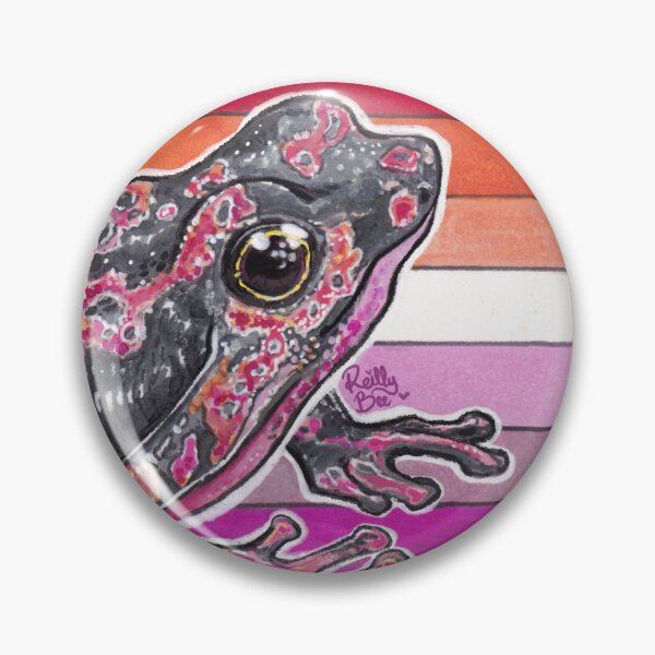 Item preview, Lesbian Pride - Harlequin Toad designed and sold by reillybeeart.