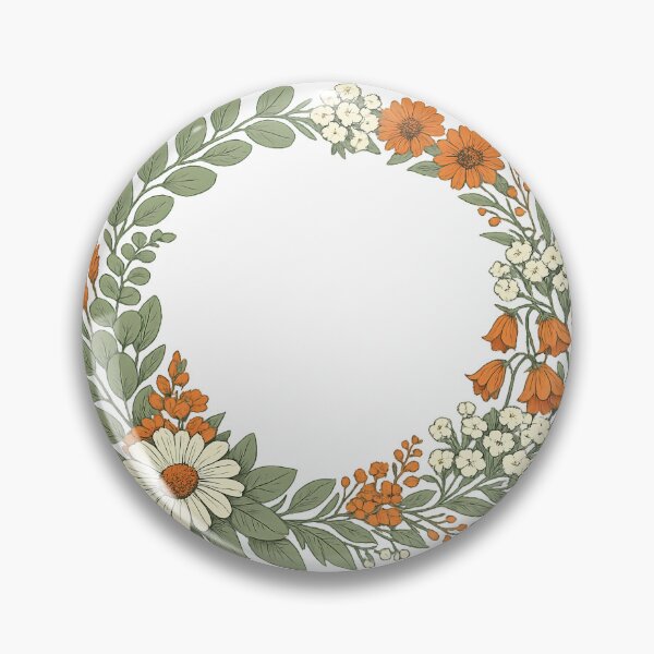 Item preview, Vintage Botanical Floral Wreath designed and sold by rp-art.