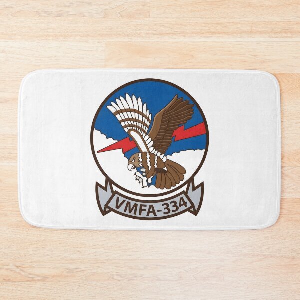 Item preview, VMFA-334 Marine Fighter Attack Squadron Falcons Emblem Patch designed and sold by CharlieDesings.