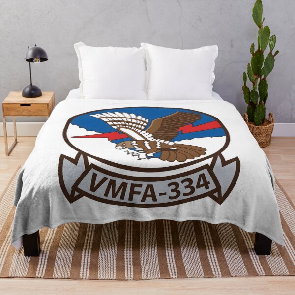 Item preview, VMFA-334 Marine Fighter Attack Squadron Falcons Emblem Patch designed and sold by CharlieDesings.