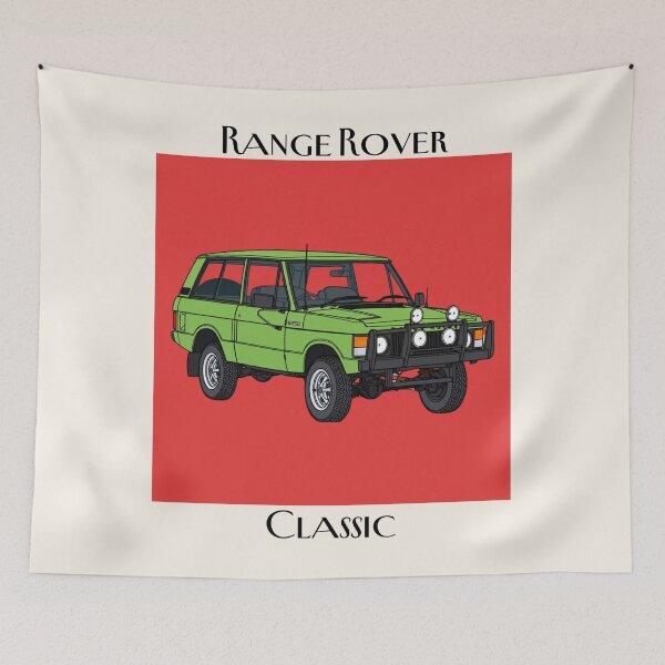 Item preview, Range Rover Classic Vintage Car Poster designed and sold by Dimensionality.