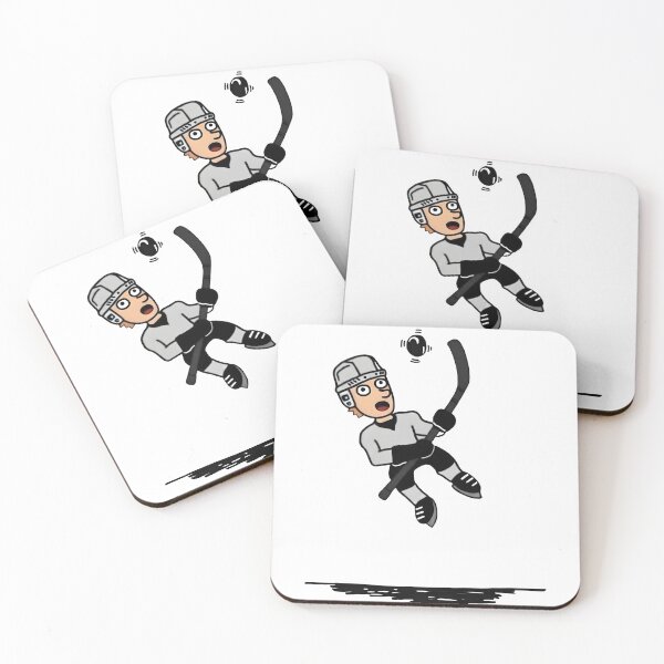 Item preview, Air Hockey Player Funny Sports Cartoon Pun designed and sold by Murvel-Ink.