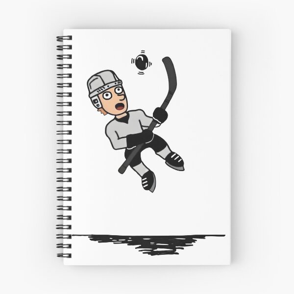 Item preview, Air Hockey Player Funny Sports Cartoon Pun designed and sold by Murvel-Ink.