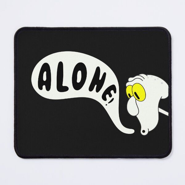 Item preview, ALONE! Squidward Tentacles meme designed and sold by DibujandoPorfa.