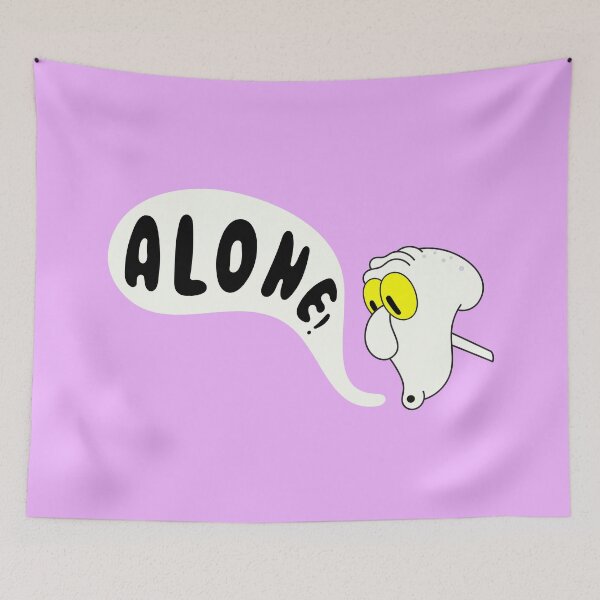 Item preview,  ALONE! Squidward Tentacles  meme designed and sold by DibujandoPorfa.