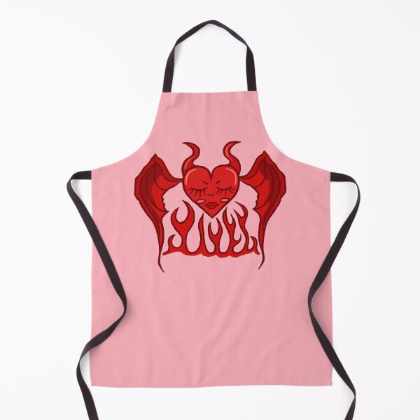 Item preview, Red Devil Heart Creature designed and sold by CamilasPrints.