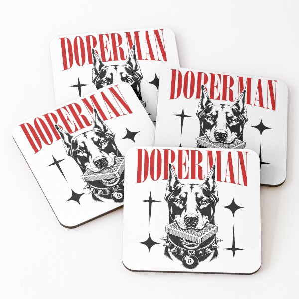 Item preview, Doberman Poker Dog | Vintage Playing Cards & Lucky 8 Ball designed and sold by artCreativeColony.