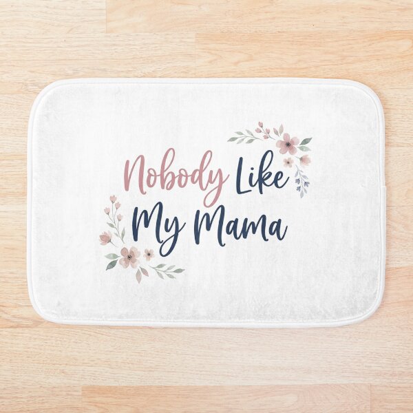 Item preview, Nadie como mi mamá — Diseño de cita con tipografía floral designed and sold by JolususaStore.