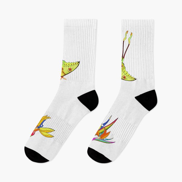 Item preview, Tropical Night: Comet Moth and Bird of Paradise designed and sold by OrPolly.