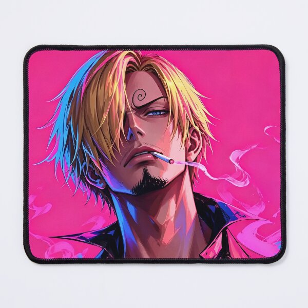 Item preview, Sanji | Neon Blonde Anime Gentleman Portrait | Cyberpunk Vaporwave Character Art designed and sold by Dyan4.