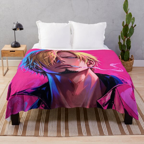 Item preview, Sanji | Neon Blonde Anime Gentleman Portrait | Cyberpunk Vaporwave Character Art designed and sold by Dyan4.