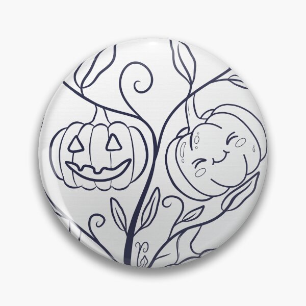 Item preview, Whimsical Pumpkin Vine Line Art Halloween Illustration designed and sold by StoriesInGrain.