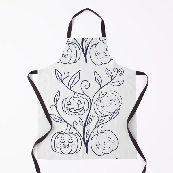 Item preview, Whimsical Pumpkin Vine Line Art Halloween Illustration designed and sold by StoriesInGrain.