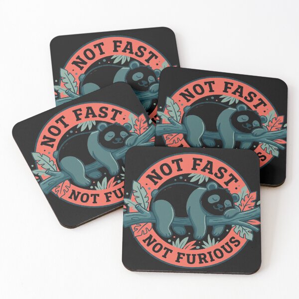 Item preview, Not Fast Not Furious Panda Humor designed and sold by Inkverse19.