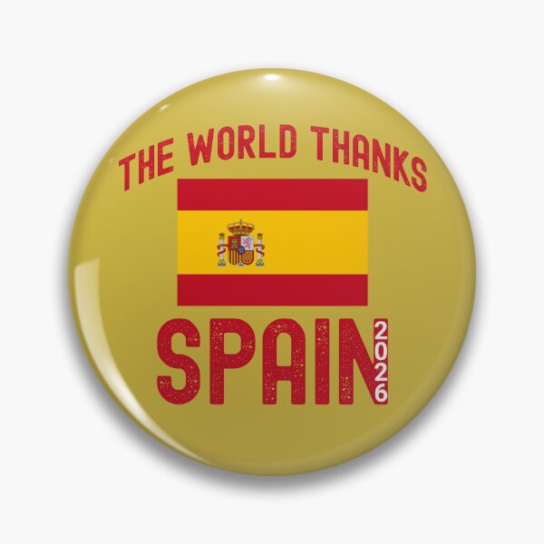 Item preview, The World Thanks Spain | España Pride Graphic designed and sold by NovaNookStudio.