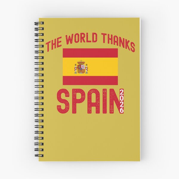 Item preview, The World Thanks Spain | España Pride Graphic designed and sold by NovaNookStudio.
