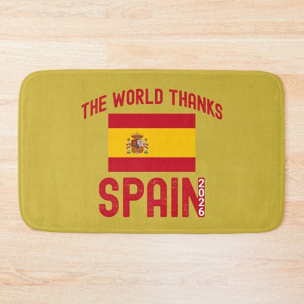 Item preview, The World Thanks Spain | España Pride Graphic designed and sold by NovaNookStudio.