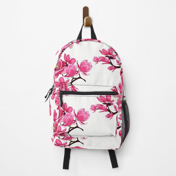 Item preview, branch magnolia flower red garden designed and sold by OrPolly.