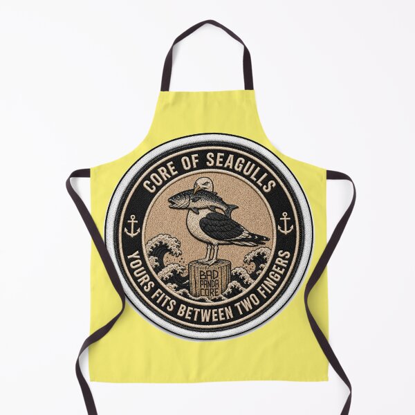 Item preview, Seagull Patch – Cheeky Catch | Core of Seagulls designed and sold by BadPandaCore.